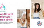 Hair RePear The Ultimate Hair Towel – Generous 29" x 45" Cotton Hair Towel - Image 8
