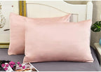 Jocoku 100% Mulberry Silk Pillowcases Set of 2 - Image 3