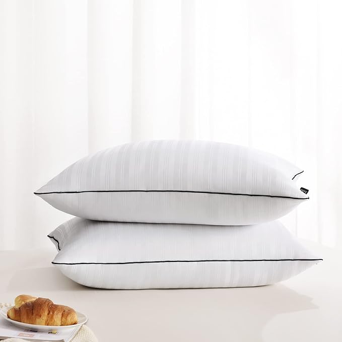 downluxe Bed Pillows Queen Size Set of 2 by Downluxe
