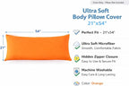 Evolive Ultra Soft Microfiber Body Pillow Cover/Pillowcases 21"x54" - Image 3