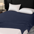 Microfiber Queen Bedding Flat Sheet, Ultra Soft and Wrinkle, Stain Resistant - Image 5