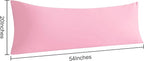 NTBAY Body Pillow Cases Set of 2, 2 Pack Brushed Microfiber 20x54 Pillow Cases - Image 4