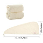 M-bestl 2 Pack Microfiber Hair Towel Wrap, Hair Drying Towel - Image 5