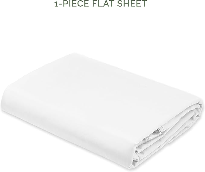 Elegant Comfort Premium Hotel Quality 1-Piece Flat Sheet, Luxury & Softest 1500 - Image 2