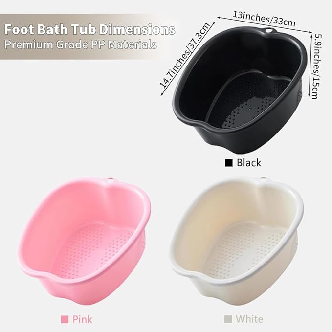 Foot Soaking Tub Sturdy Soaking Feet Bucket Large Size Foot Basin Thickened - Image 6