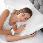 AUAUY 2 Pack Satin Silk Pillowcase, 19.69x31.50inches Silk Pillowcases - Image 9