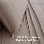 Cariloha Classic 2-Piece Twill Pillowcase Set | Beach Linen | Standard | - Image 2