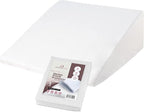 CirclesHome Wedge Pillow Cover 100% Cotton, Zippered Wedge Pillow Case Protector by CirclesHome