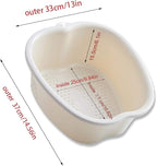 AXLOFO® Foot Soaking Bath Basin, Large Plastic Foot Soaking Tub, Feet Massage - Image 2