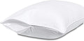 Pillow Protectors with Zipper Standard Size-100% Cotton Pillowcases by Precoco