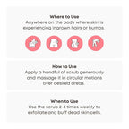 Bushbalm Ingrown Hair Exfoliating Scrub – Pre-Shave Sugar Scrub - Image 9