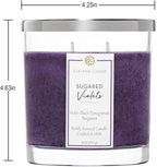 Colonial Candle Sugared Violets Scented Candle Jar, Highly Fragranced Candles - Image 4