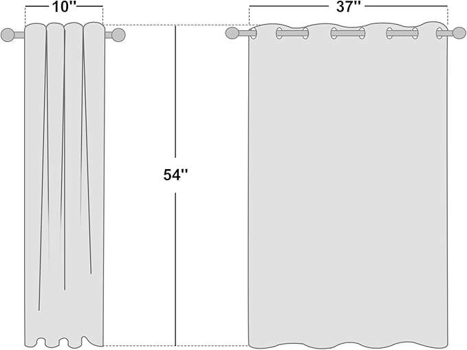NICETOWN White Room Darkening Curtain Panels - Image 2