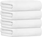 JML Bath Towel, Microfiber Bathroom Towels Set 4 Pack by JML