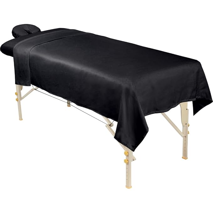 ForPro Professional Collection Premium Flannel 3-Piece Massage Sheet Set - Image 2
