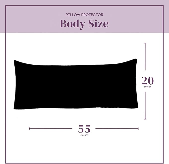 CirclesHome Pillow Protectors Single Pack Body Zippered - Image 2