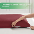 Body Pillowcase, Cooling Viscose from Bamboo Pillow Cover - Image 6