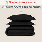 Kotton Culture 3 Pc California King Duvet Cover Set-100% Egyptian Cotton 600 - Image 2