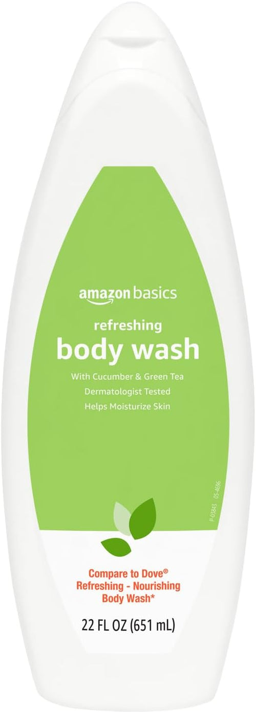 Amazon Basics Refreshing Nourishing Body Wash, Cucumber & Green Tea, by AmazonBasics