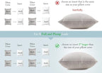 puredown® Feather Down Filled 14x22 Pillow Inserts, Lumbar Pillow Inserts - Image 5
