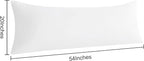 NTBAY Body Pillow Cases Set of 2, 2 Pack Brushed Microfiber 20x54 Pillow Cases - Image 5