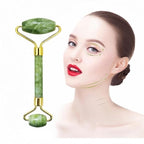 Jade Roller and Gua Sha Set, Natural Jade Stone Facial Massage Tools - Image 6