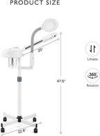 Artist hand Facial Steamer Professional 2 in 1 Hot Face Steamer - Image 8