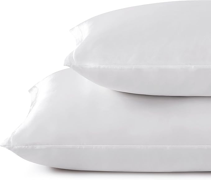 Satin Pillowcases with Zipper （20x26）, Standard Size Pillowcases Set of 2 - Image 3