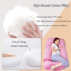 60 Inch Pregnancy Pillow for Sleeping, Extra Large U Shaped Body Pillow - Image 5