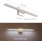 Chrome Bathroom Light Fixtures 24 Inch Bath Wall Lighting IP44 14W Vanity Lamp - Image 7