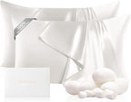 THXSILK Set of 2 100% Silk Pillowcases by THXSILK