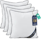 Utopia Bedding Throw Pillow Inserts, 22 x 22 Inches Decorative Indoor Pillows by UTOPIABEDDING