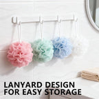Shower Loofah Sponge for Men Women Loofah Exfoliating Body Scrubber 4 Color - Image 3