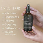 River Birch Lemon Bergamot Linen and Room Spray | Home Fragrance | 4 oz Glass - Image 2