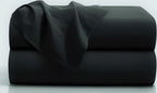 Microfiber Bedding Flat Sheet, Ultra Soft and Wrinkle, Stain Resistant Top Sheet by FLCA