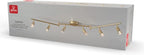 Globe Electric 57505 Payton 6-Light Foldable Track Lighting, Painted Brass - Image 9