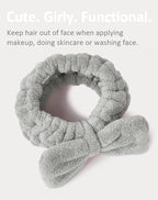 Huachi Spa Headbands for Women Makeup Washing Face Skincare Face Wash Head Band - Image 4