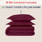 Kotton Culture 3 Pc California King Duvet Cover Set-100% Egyptian Cotton 600 - Image 2