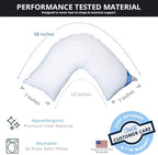 Contour L Shaped Bed & Body Support Pillow - Image 6