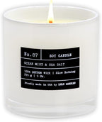 Lulu Candles | Ocean Mist & Sea Salt | Luxury Scented Soy Jar Candle | Hand by LULUCANDLES