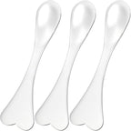 Pndeyo 3pcs Mini Stainless Steel Makeup Spatula, Reusable Cosmetic Cream by Pndeyo