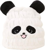 Microfiber Hair Towel Wrap for Kids, Panda Dry Hair Cap Suck Water, Absorbent by LCBD