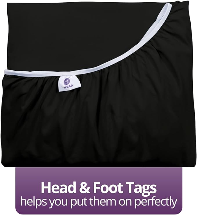Lovely Queen Deep Pocket Sheet 21' Fitted Perfectly Fits 17'23' Mattresses Taupe - Image 6
