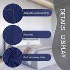 EVOLIVE Ultra Soft Body Pillow Cover 21"x54", Cozy Microfiber Pillowcase - Image 5