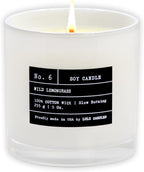 Lulu Candles | Wild Lemongrass | Luxury Scented Soy Jar Candle | Hand Poured in by LULUCANDLES