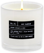 Lulu Candles | Brown Sugar & Oud | Luxury Scented Soy Jar Candle | Hand Poured by LULUCANDLES