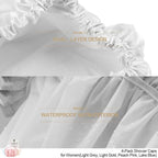Shower Cap for Women Reusable Extra Large Shower Caps for Men Satin Double - Image 4