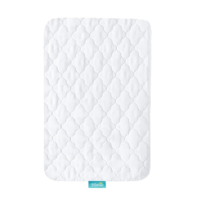 2 Pack Mini Crib Mattress Protector Waterproof Mini Crib Sheets Fitted 38'' x - Image 4