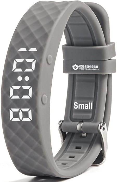 VB80 12 Alarm Vibrating Watch, Silent Vibration Shake Wake ADHD Medication by Unknown