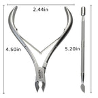 Professional Cuticle Trimmer Nail Cuticle Cutter Stainless Steel Cuticle Nippers - Image 4